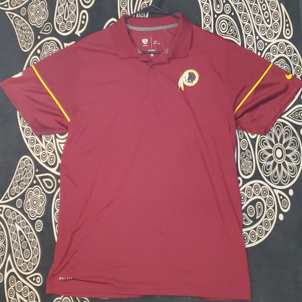 Nike dri-fit Washington NFL football polo